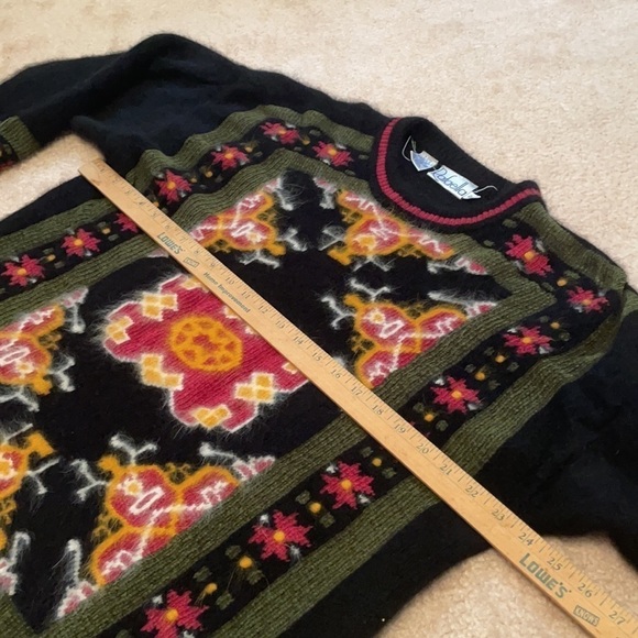 Luxurious Vintage Angora and Lambswool Blend Sweater by Rafaella Super Soft 2X - Picture 7 of 11